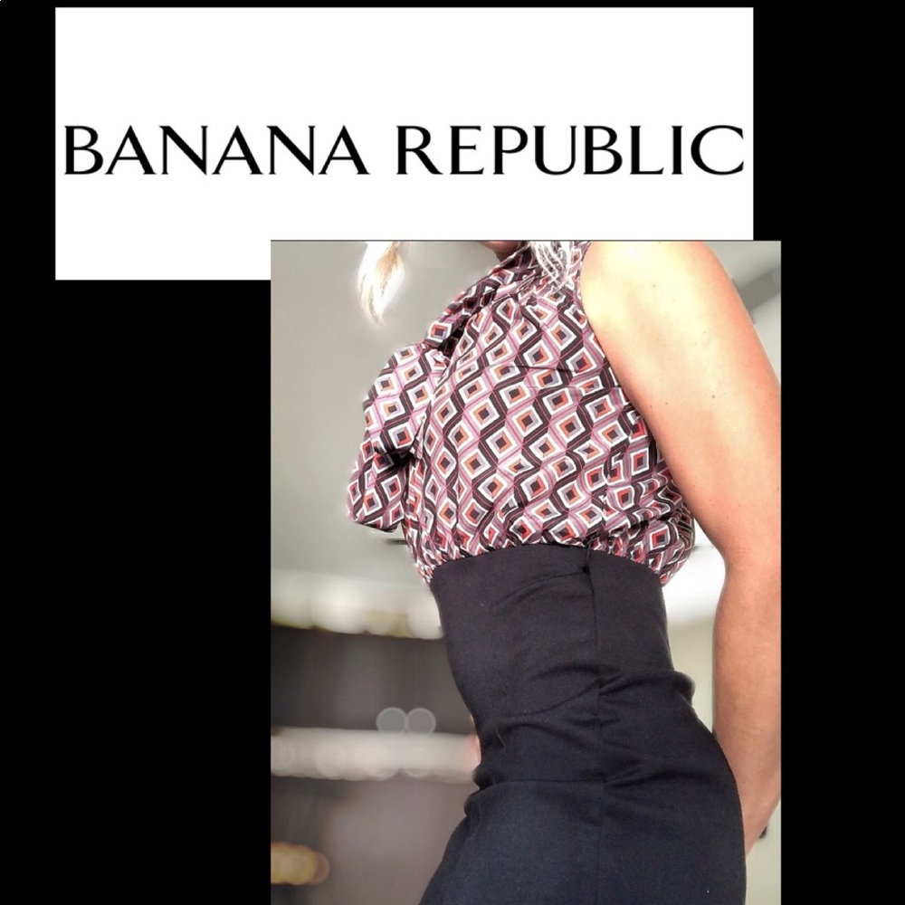 🔶BANANA REPUBLIC SLEEVLESS MIDI